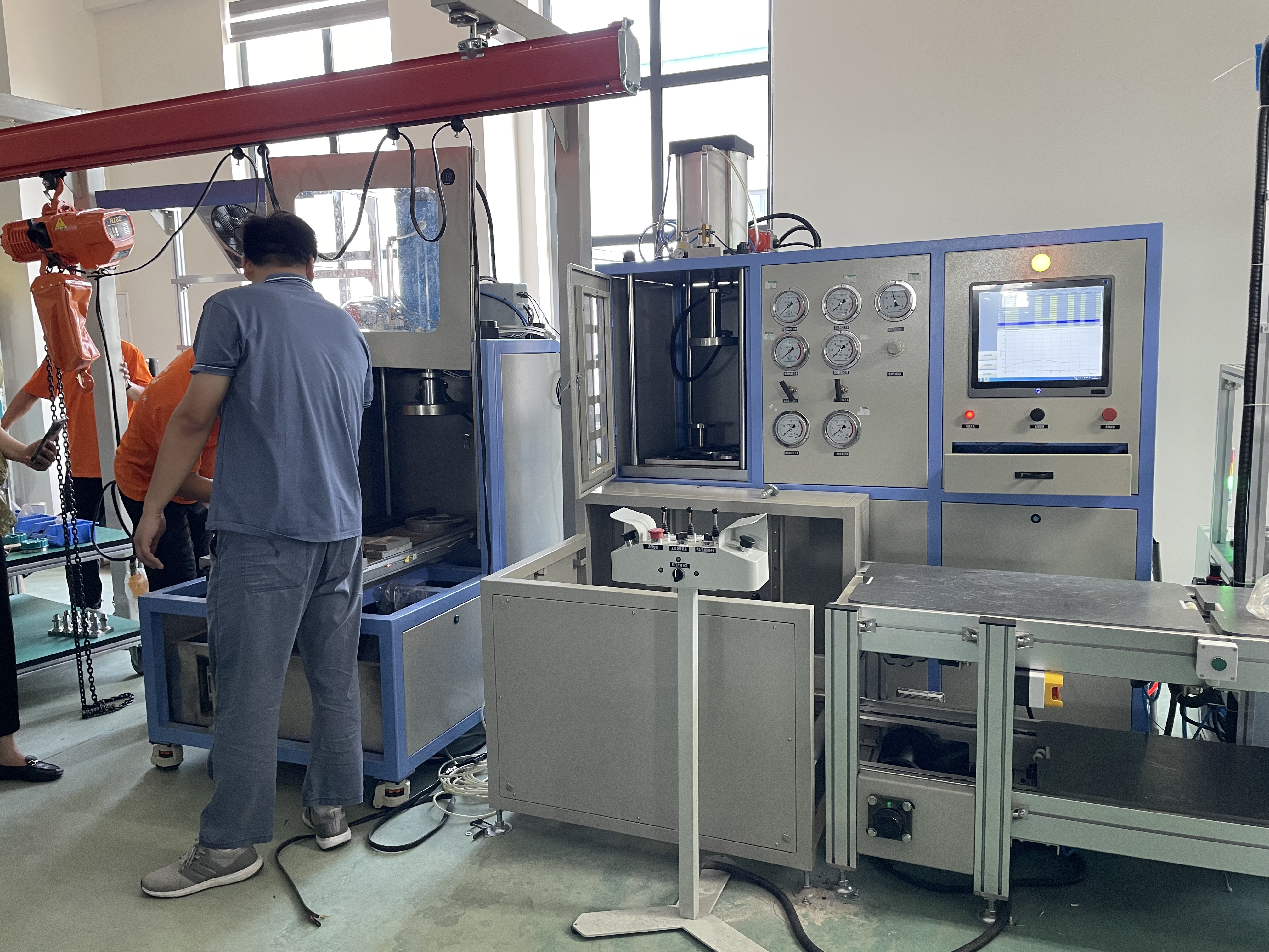 Quality Control with Advanced Pressure Testing Equipment for Gas Flow Meters